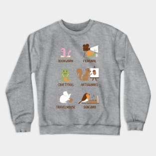 Bookworm And Friends Crewneck Sweatshirt